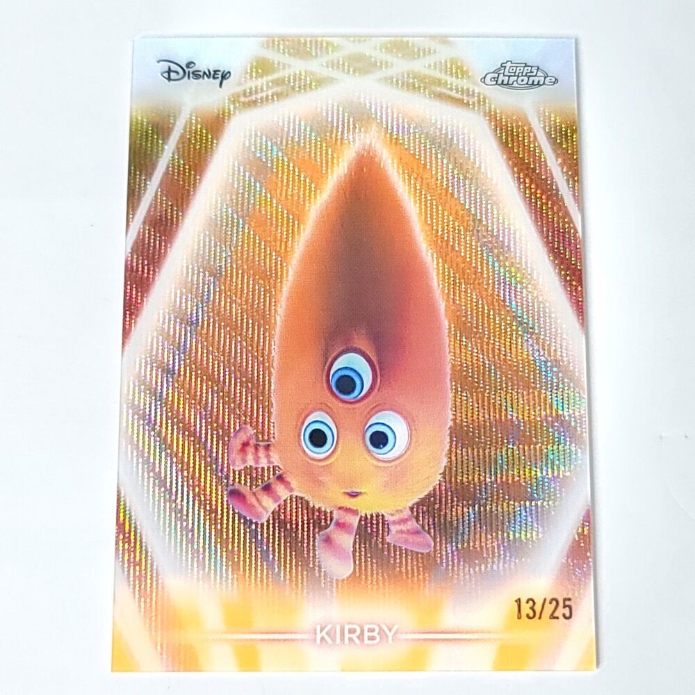 Kirby 2026 Topps Disney Neon Etch Orange Shimmer CNE 13/25